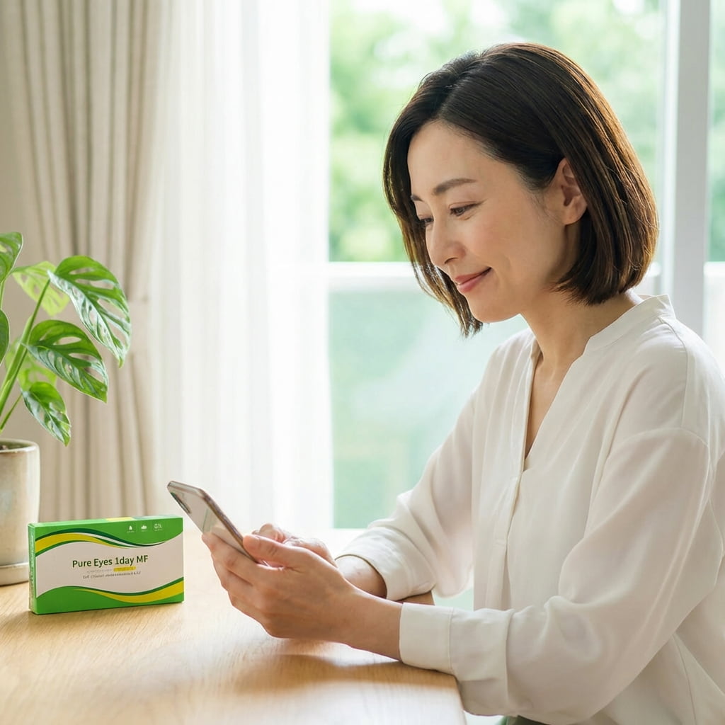 40歳からの見え方の変化におすすめの遠近両用コンタクトレンズ