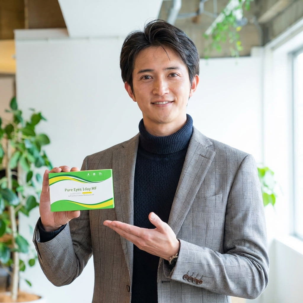 40歳からの見え方の変化に、仕事やプライぺーとでおすすめの遠近両用コンタクトレンズ